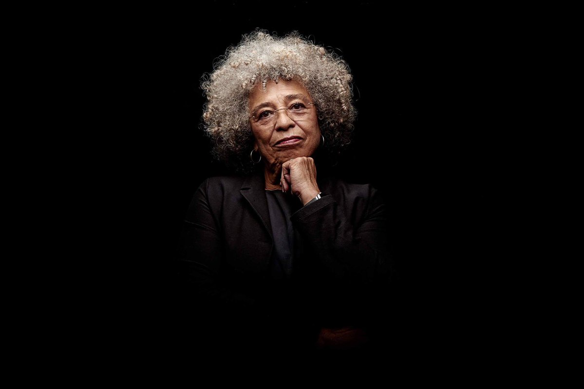 Angela Davis: UC Santa Cruz professor emerita known internationally for her ongoing work to combat all forms of oppression in the U.S. and abroad. She has been active as a student, teacher, writer, scholar, and activist/organizer. #WomensEqualityDay  : Choupas Cyrille