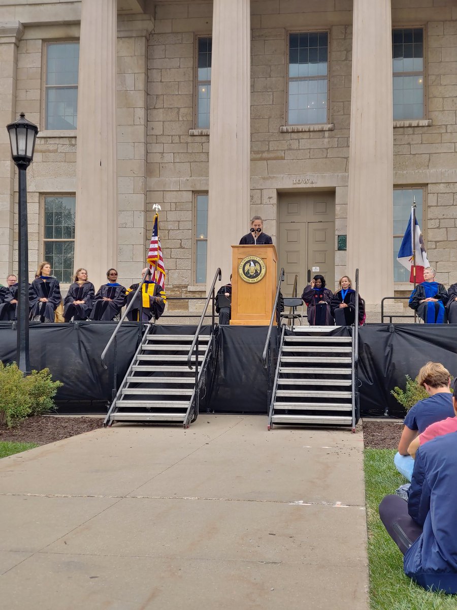 &quot;When a Hawkeye puts their mind to something there&#39;s no holding us back.&quot; Grace Aldrin, #classof2023 #OnIowa19