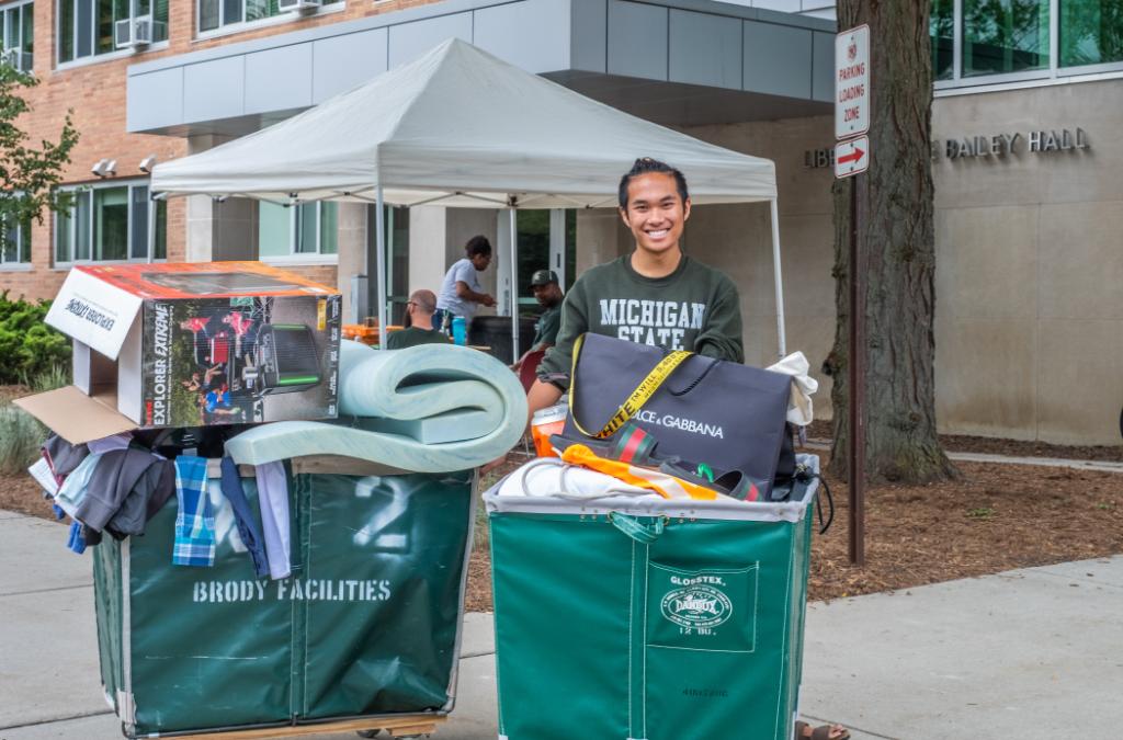 Welcome home, and welcome back, #Spartans.  #MSUWelcome