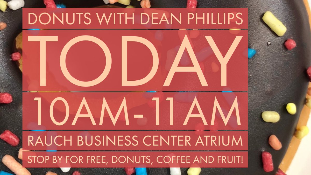 Happy first day of classes, #LehighBusiness! Be sure to stop by Donuts with @LehighBizDean this morning between 10-11 AM in the RBC Atrium for free donuts, coffee, and fruit! Hope to see you there! #Lehighfamily