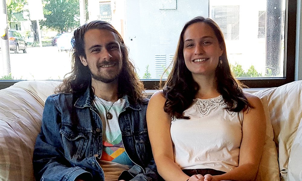 First in a news series spotlighting the performing arts at the University of Rochester: Alumni Chris Palace ’18 and Siena Facciolo ’19 worked on music together as students, and continue that work as alumni, performing at the @RochesterFringe. #URarts | 