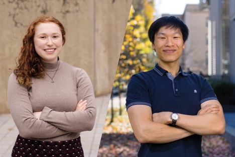 MIT’s newest Marshall Scholars are Talya Klinger, a @MIT_Physics major, and Steven Truong, a double major in @MITdeptofBE and creative writing. Both will begin graduate studies in the U.K. next fall. 